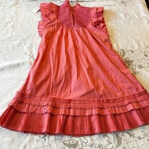 Love the Label NEW Hot Pink Smocked Dress Size Small